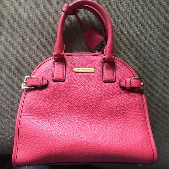 Michael Kors Dome Purse in Watermelon color - Picture 1 of 8
